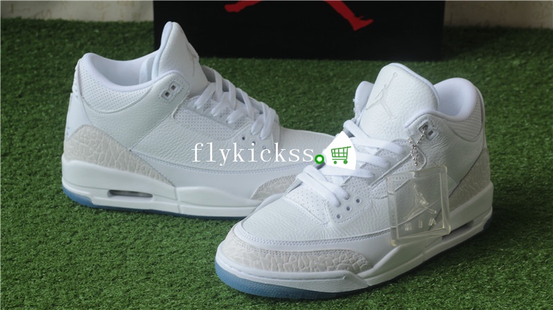 Authentic Air Jordan 3 Pure White